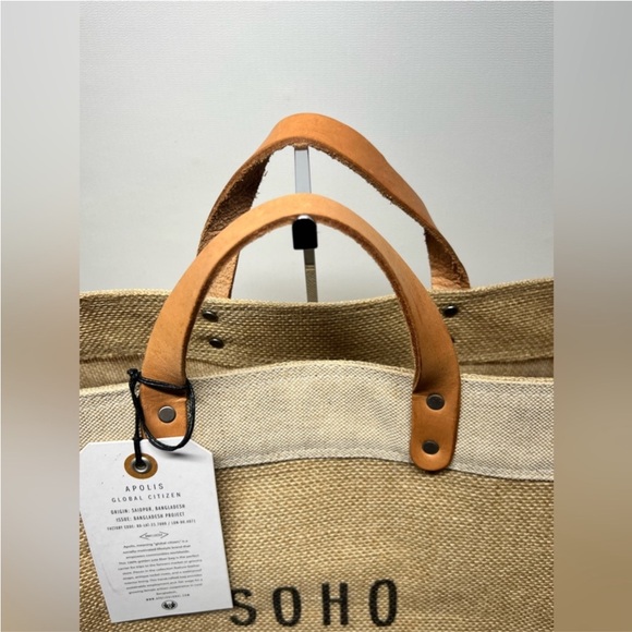 NWT! Apolis Global Citizen SOHO NEW YORK USA Market Bag Tote. OS - Picture 2 of 6